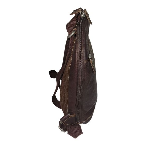 Jack Georges VOYAGER SMALL CONVERTIBLE BACKPACK/CROSSBODY Brown main image 8
